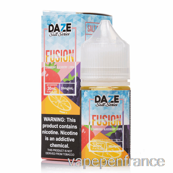 Fraise Glacée Mûre Citron - 7 Sels De Fusion Daze - 30 Ml 50 Mg Stylo Vape